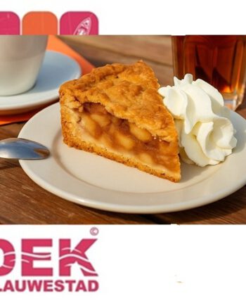 Ambachtelijke Appeltaart roomboter Drinken Eten Kayakverhuur DEK Blauwestad Oldambtmeer Groningen Nederland