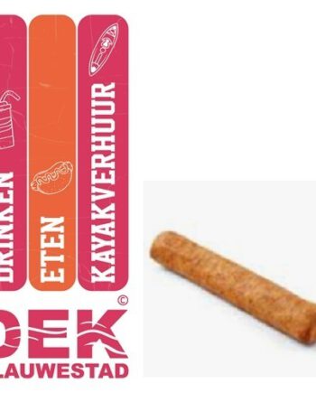 Frikandel snack online kopen bestellen bij kayakverhuur DEK Blauwestad Oldambt Groningen Nederland