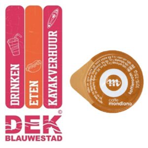 Koffieroom cup kopen Drinken Eten Kayakverhuur DEK Blauwestad Oldambtmeer Groningen Nederland