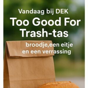 oo Good For Trash-tas met lekkers, een eitje en geheimpjes bij DEK Blauwestad