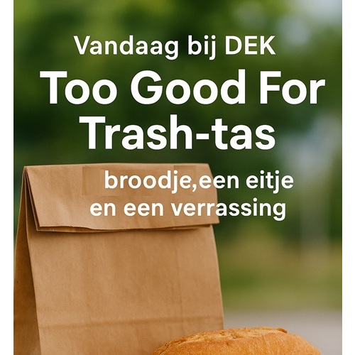 oo Good For Trash-tas met lekkers, een eitje en geheimpjes bij DEK Blauwestad