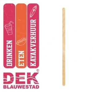 Roerstaafje kopen Drinken Eten Kayakverhuur DEK Blauwestad Oldambtmeer Groningen Nederland