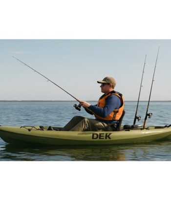 Viskayak boot huren bij DEK Blauwestad Oldambtmeer Groningen Nederland