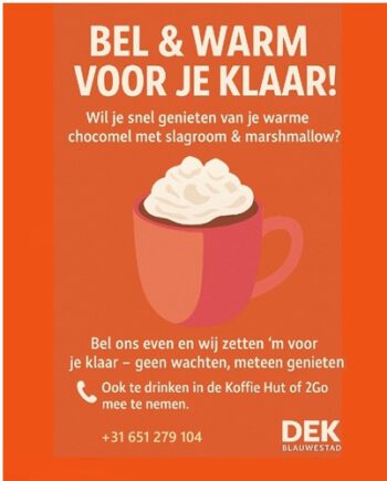 Drinken & Eten DEK Blauwestad Oldambtmeer Groningen Nederland