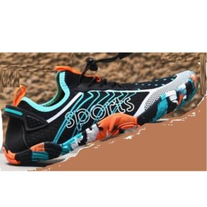 Waterschoenen Dames-Heren-Unisex waterschoenen maat 39 zwart oranje