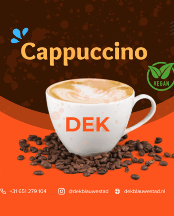 DEK's Cappuccino Vegan DEK Blauwestad Strand Zuid